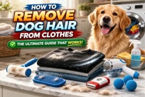how to remove dog hair from clothes