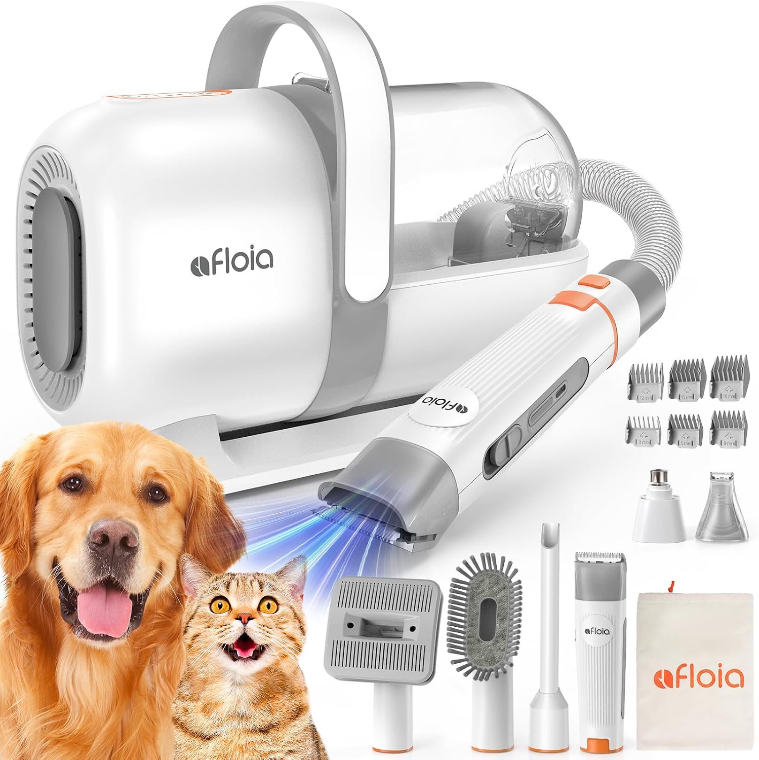 Afloia Dog Grooming Vacuum 7-in-1