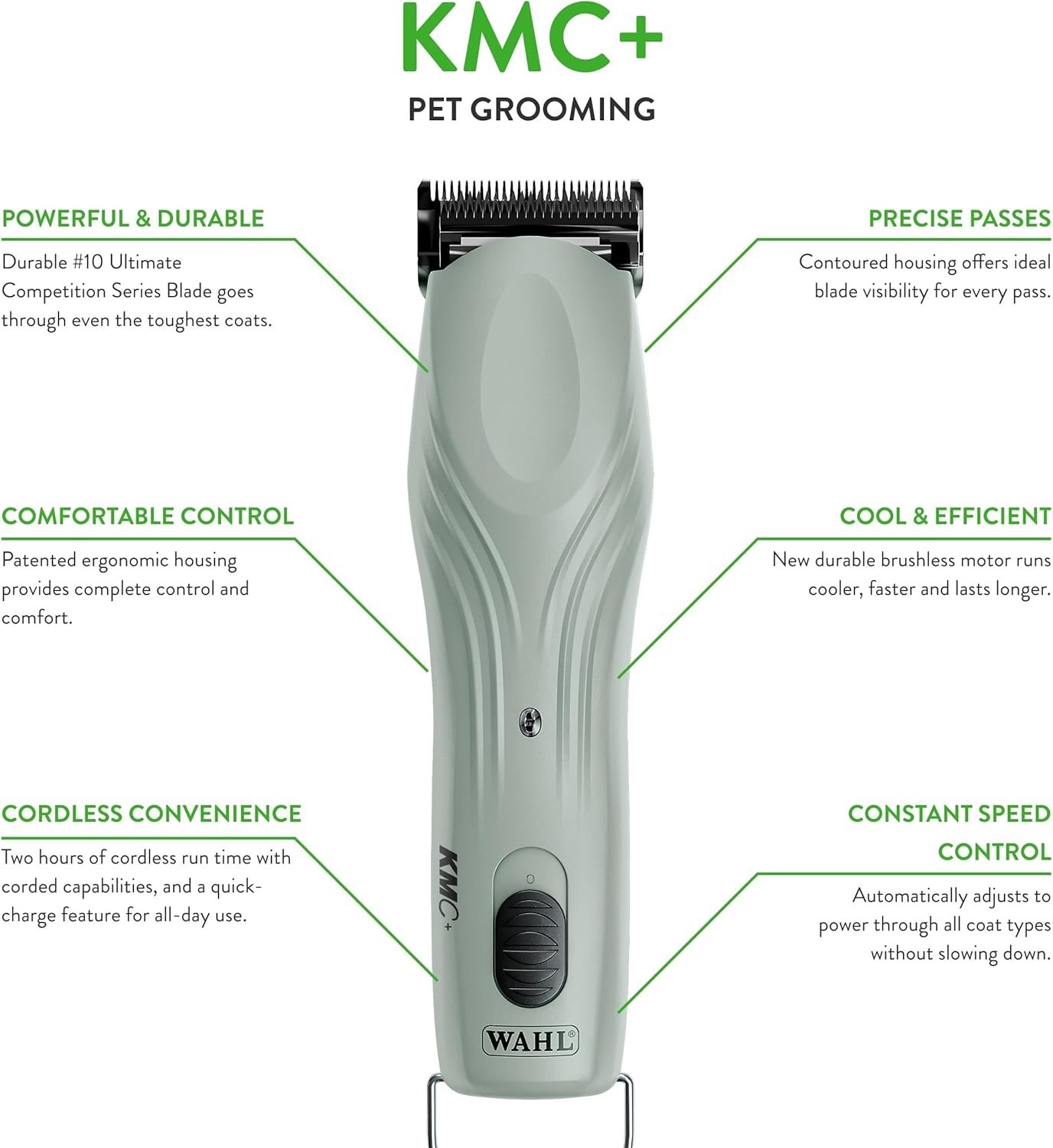 Wahl KMC+ 2‑Speed Cordless Clipper